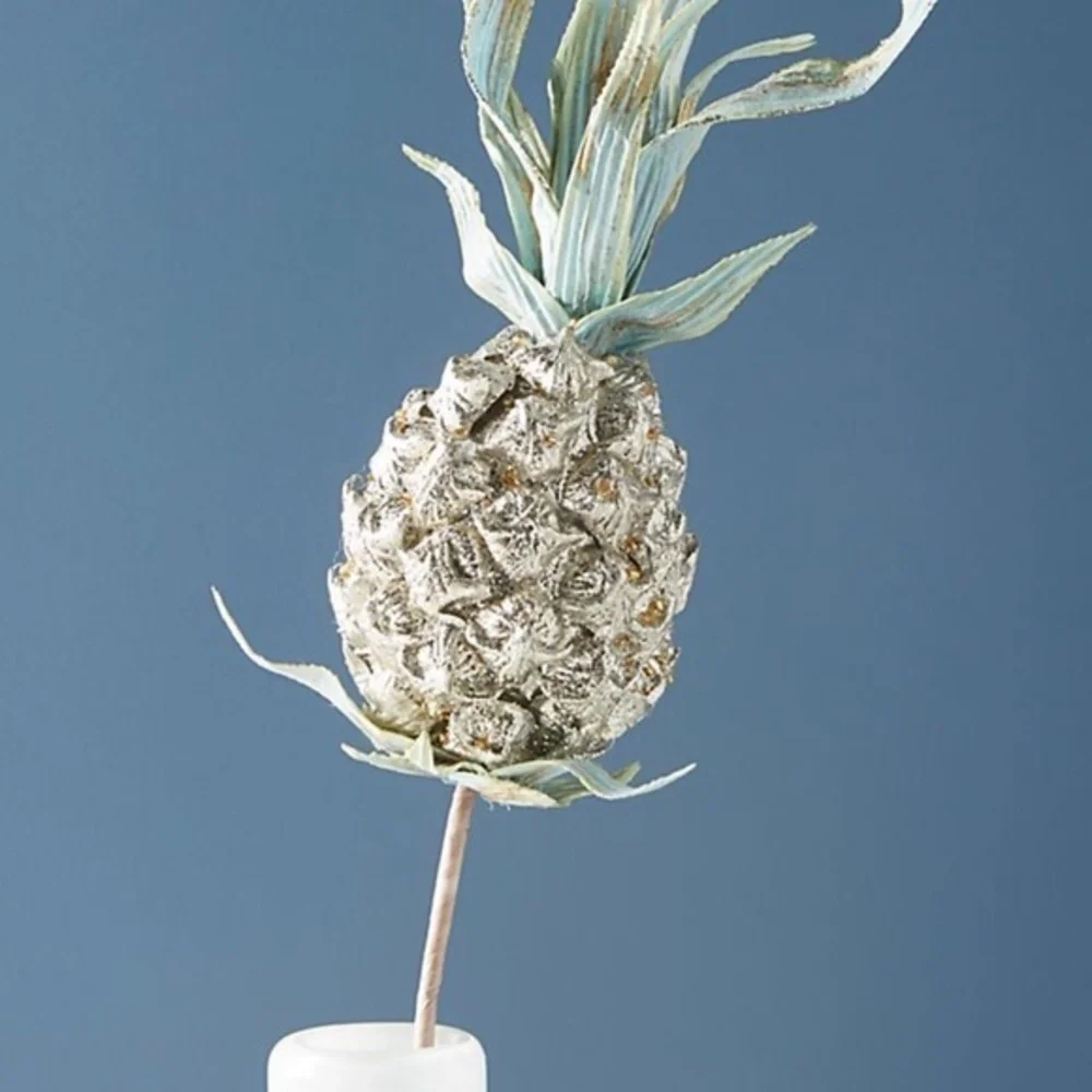 Anthropologie Golden Pineapple Stem (one)